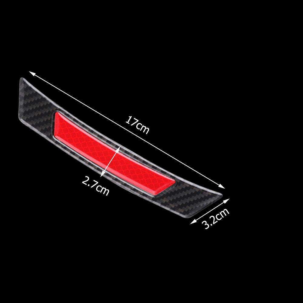 Moment แถบสติกเกอร์คาร์บอนไฟเบอร์ สะท้อนแสง สําหรับติดตกแต่งรถยนต์ 2 ชิ้น - รูปที่ 2