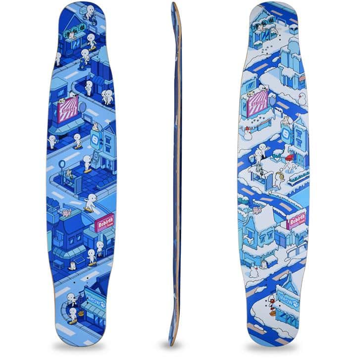 Longboard Rebirth 1985 x Rebirth/ลองบอร์ดรีเบิร์ทรุ่น 1985 x Rebirth ลองบอร์ด สเก็ตบอร์ด ครบชุด พร้อ