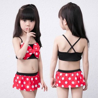 ชุดว่ายน้ำเด็ก น่ารัก Set 3 ชิ้น 208A
