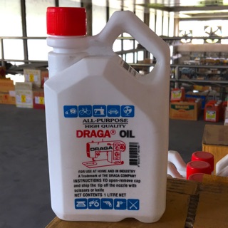 น้ำมันจักร1ลิตร DRAGA OIL