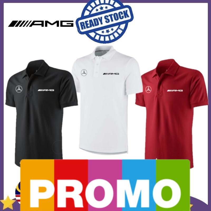 !!! Polo LOGO SCREEN PRINTING [ยอดขายเมกะ 70% !] Amg MERCEDES BENZ POLO TEE 100% COTTON UNISEX / LOG