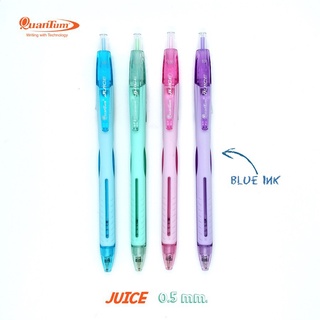 ปากกาลูกลื่น 0.5 มม. หมึกสีน้ำเงิน / หมึกแดง Quantum Juice ( 1 ด้าม )