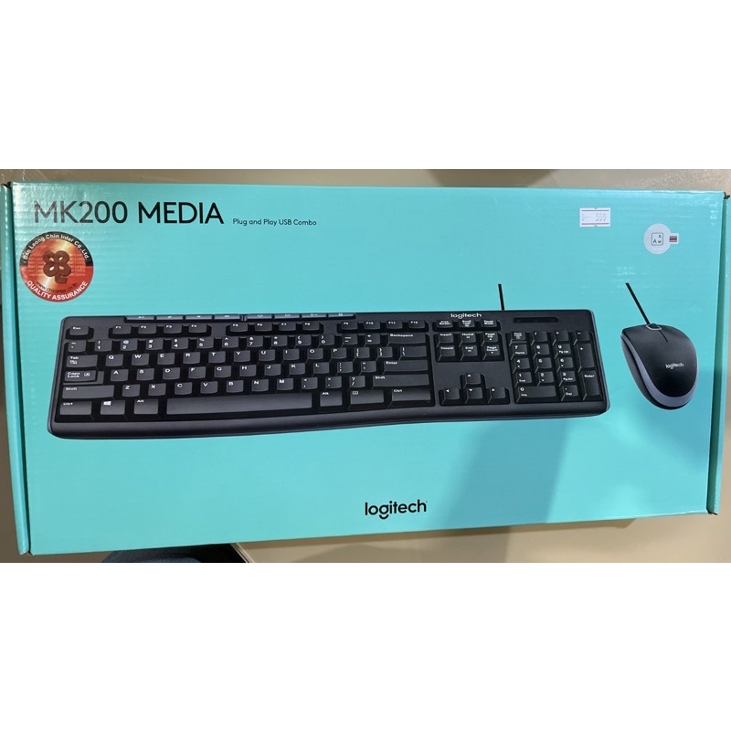 Logitech media desktop mk200 keyboardmouse usb