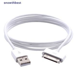 [Snowth] สายชาร์จซิงค์ข้อมูล USB สําหรับ iPhone 4 4S 3G iPad [zkm]