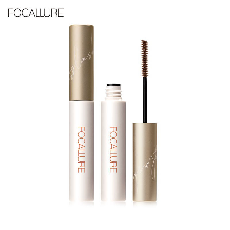 Focallure Never Cross มาสคาร่าไมโครบรัช 3 มม. เติมไฟเบอร์ สำหรับความยาวบ้า หยิกและแยก