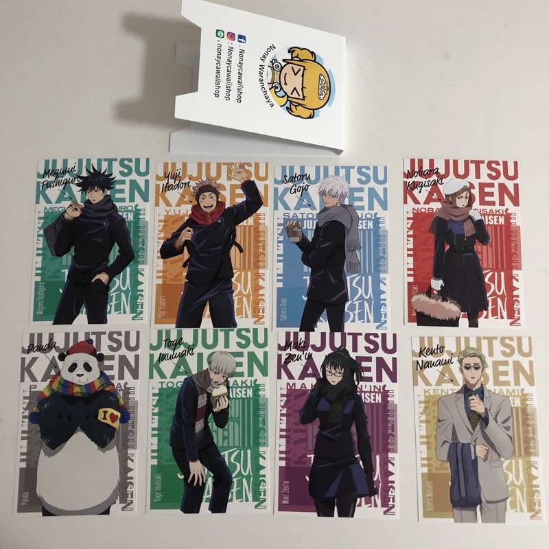 โปสการ์ดJujutsu Kaisen ของแท้