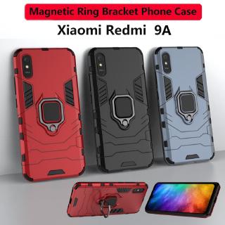 เคสโทรศัพท์ไฮบริด แบบแข็ง กันกระแทก มีแหวนตั้งได้ สำหรับ Xiaomi Redmi 9A Redmi9A