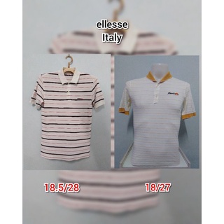 เสื้อยืด​มือสอง​คอปก​ แขนจั้มเดี่ยว​ล่าง​(ellesse)​