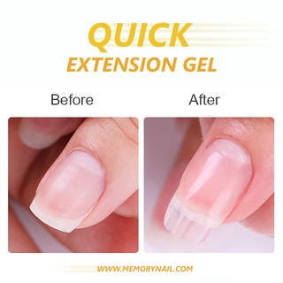 เจลหนา เจลต่อเล็บแบบทา เจลเคลือบกากเพชร เปลือกหอย MIZHSE QUICK EXTENSION GEL ขวดใหญ่