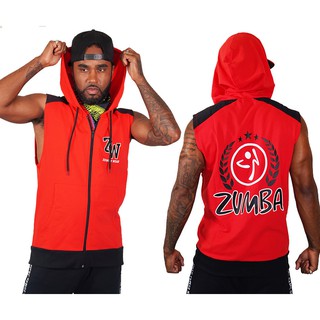 Zumba Wear : Zumba Wear Mens Sleeveless Hoodie (เสื้อฮู้ดออกกำลังกายซุมบ้า)