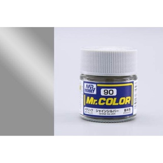 สีสูตรทินเนอร์ Mr.Color C90 shine silver