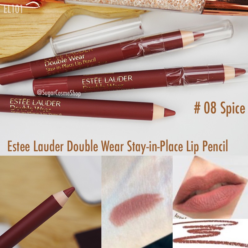 Estee Lauder Double Wear Stay In Place Lip Pencil 08 Spice Sample size