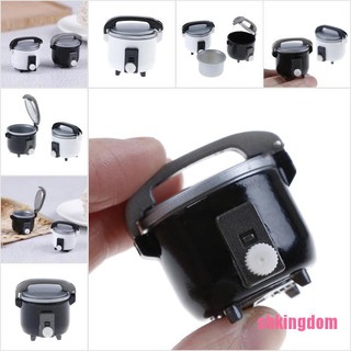 [SHKIb] 1:12 Miniature rice cooker food steamer warmer kitchen cookware dollhouse DOM