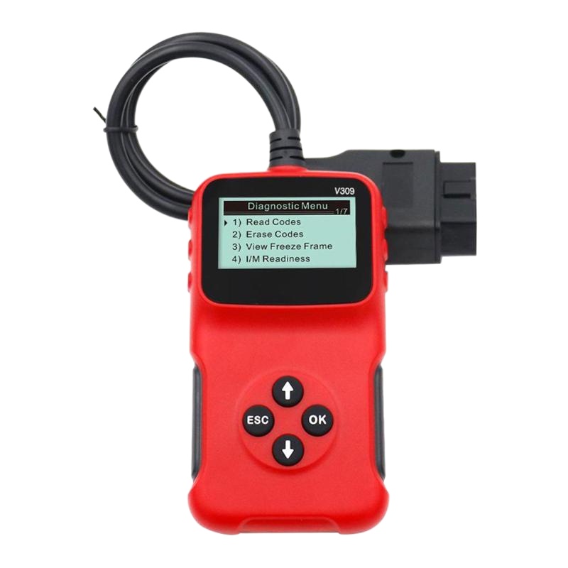 discount ☁[SHARPREPUBLIC] V309 Automotive Car Vehicle OBD 2 Diagnostic Scanner Code Reader Car