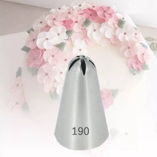 หัวบีบครีม หัวบีบสแตนเลสเบอร์ 190 DROP FLOWER TUBES