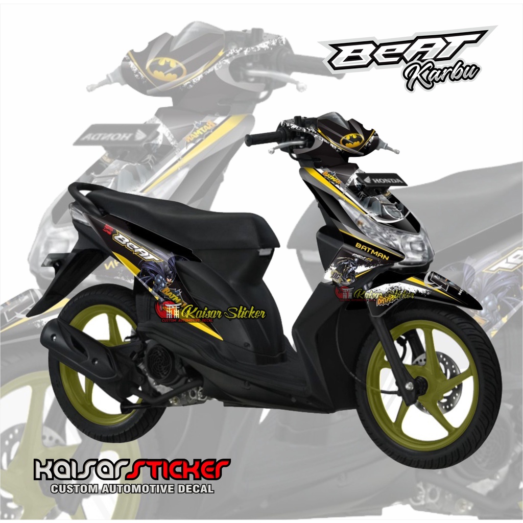 สติ๊กเกอร์ DECAL BEAT CARBON BATMAN