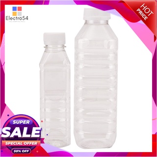 เอโร่ ขวดเหลี่ยม PET ขนาด 500 มล. แพ็ค 40 ขวดแก้วและบรรจุภัณฑ์aro Plastic Bottle 500 ml x 40 pcs