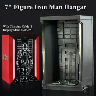 Hall Of Armor  ZD TOYS Marvel Iron Man 7" Scale Figure LED Box