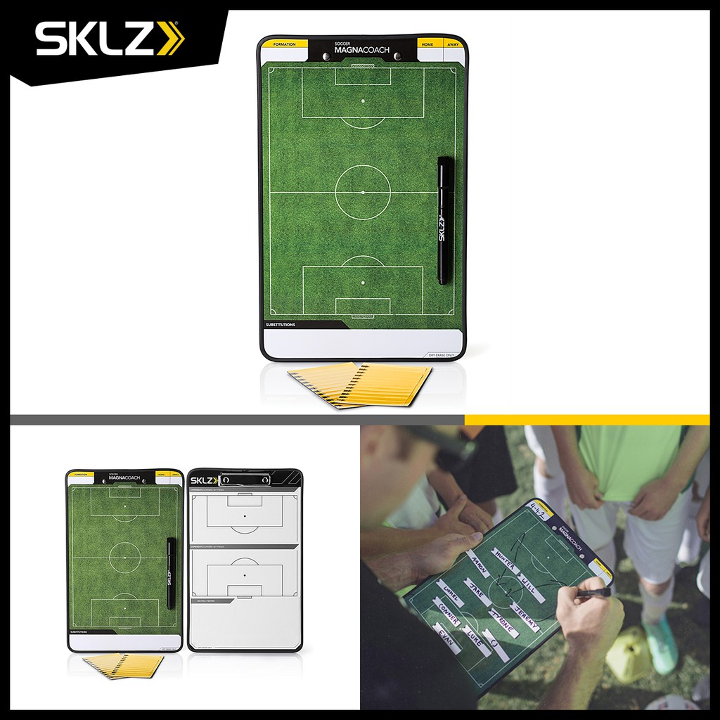 SKLZ - MagnaCoach กระดานวางแผนฟุตบอล กระดานโค้ชฟุตบอล  ฟุตบอลกระดานกลยุทธ์ อุปกรณ์ฟุตบอล