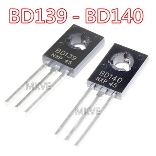 BD139  NPN , BD140 PNP , Transistor  80V 1.5A TO-126