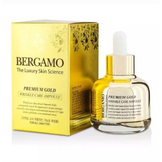 เซรั่ม Bergamo Premium Gold Wrinkle Care Ampoule ปริมาณ 30 ml.  ของแท้