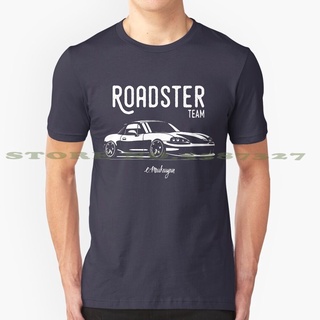 tshirtเสื้อยืดคอกลมฤดูร้อนทีม Roadster Mx5 Miata (Nb) เสื้อยืดลําลอง แขนสั้น พิมพ์ลายรถยนต์ สไตล์วินเทจ แฟชั่นญี่ปุ่น สํ