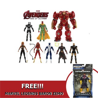 [แถมฟรี BARON ZRMO] HASBRO MARVEL LEGENDS  : THE AVENGERS Age Of Ultron HULKBUSTER SERIES สินค้าครบชุด 7 กล่อง ของแท้