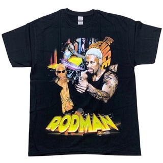 ผ้าฝ้าย 100%BOOTLEG MANIA RODMAN TEES-3XL