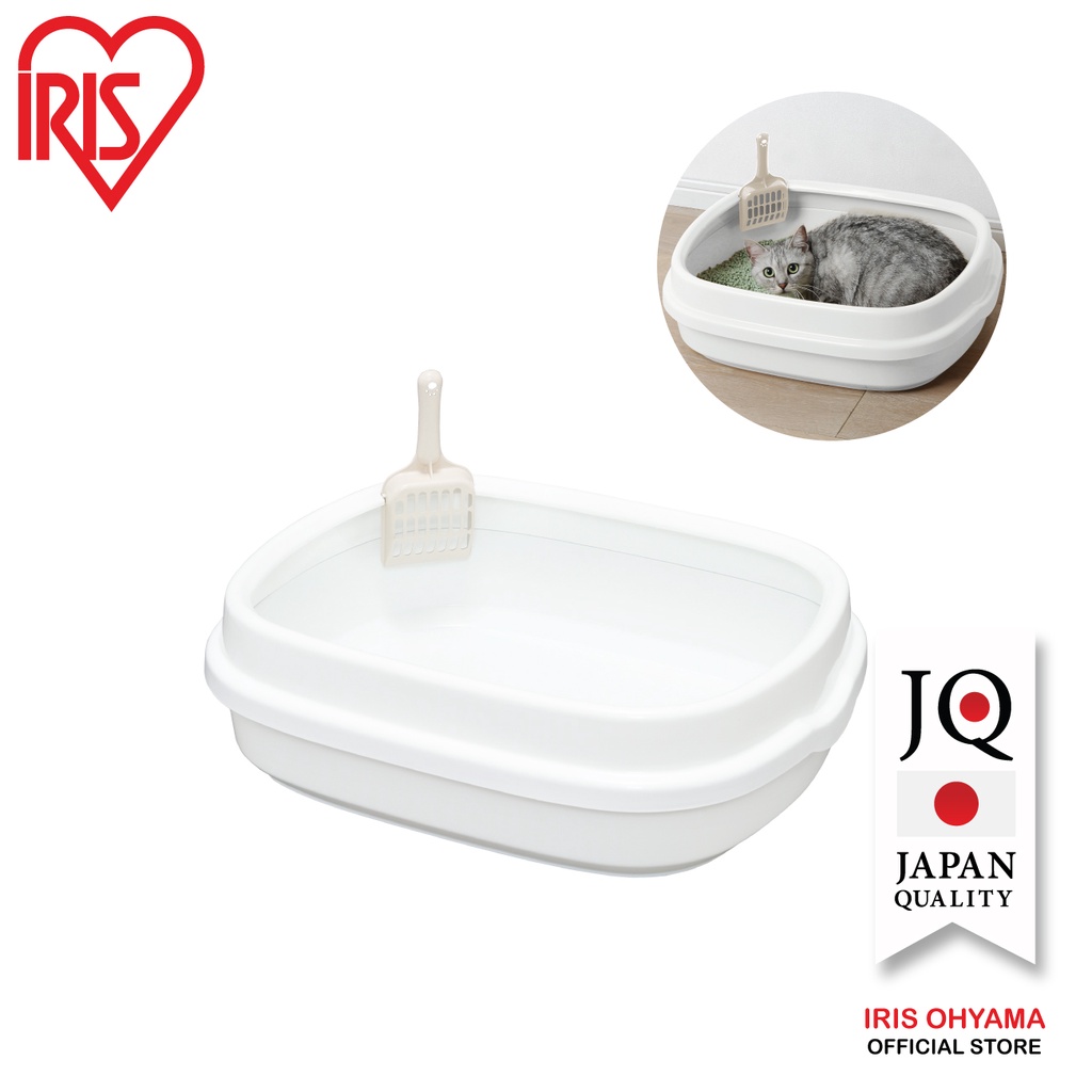 ห้องน้ำแมว โถขับถ่ายสำหรับแมว IRIS OHYAMA ไอริส โอยามะ CAT TOILET รุ่น NE-550 มี 2 สี ให้เลือก สีขาว และสีน้ำตาล