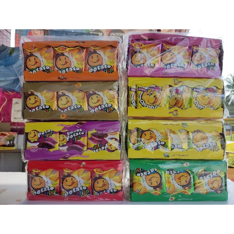 Win2 Potato crisp แครกเกอร์มันฝรั่งบางกรอบรสชาติอร่อย