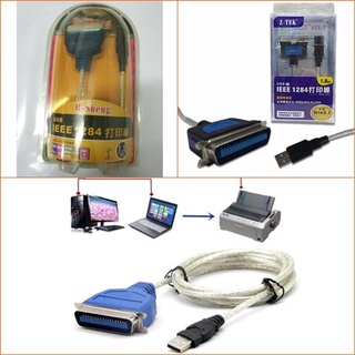 USB to Parallel IEEE 1284 Printer Adapter Cable PC (Connect your old parallel printer to a USB port)