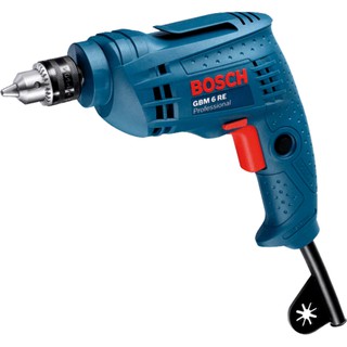 BOSCH GBM 6 RE สว่านไฟฟ้า 2 หุน 4000 รอบ 350 วัตต์ ซ้าย-ขวา รหัส GBM 6 RE