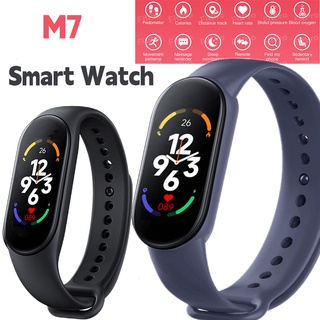 M7 Smart Watch นาฬิกาสมาร์ท ใหม่ วอลล์เปเปอร์สด นาฬิกาดิจิตอล เครื่องติดตามการออกกำลังกาย นาฬิกา Heart Rate