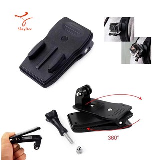 360 GoPro Bag Clip ที่หนีบยึดกล้องโกโปร หมุนได้ 360 องศา Action Camera GoPro SJCam YI