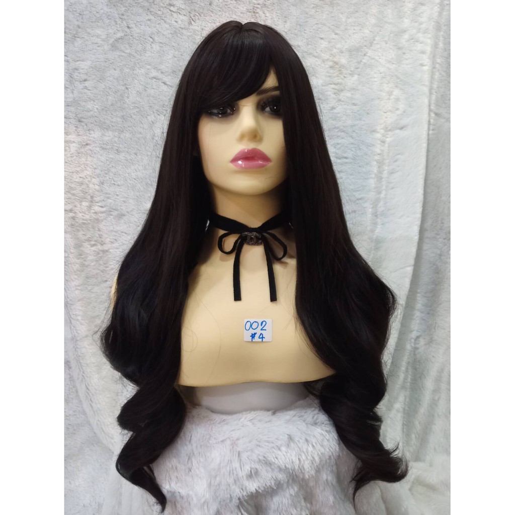 วิกผม🔥🔥 ฟ้าใสวิกผม ผมไหมงานดี รหัสสินค้า002 วิกลอนยาว สินค้าพร้อมส่งในไทย