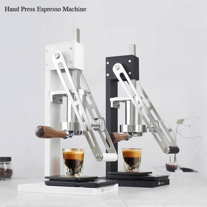 เครื่องชงทำกาแฟ มือโยก เครื่องทำกาแฟเอสเพรสโซ่ Espresso Coffee Machine มีเครื่องวัดความดันLeverกาแฟ -สินค้ามีพร้อมส่ง-