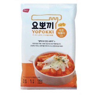 Young Poong ยองพุง โยโปกิ ชีส ต๊อกโบ๊กกิ 120 ก. อาหารเกาหลี Young Poong Yopokki Cheese Topokki 120 g.