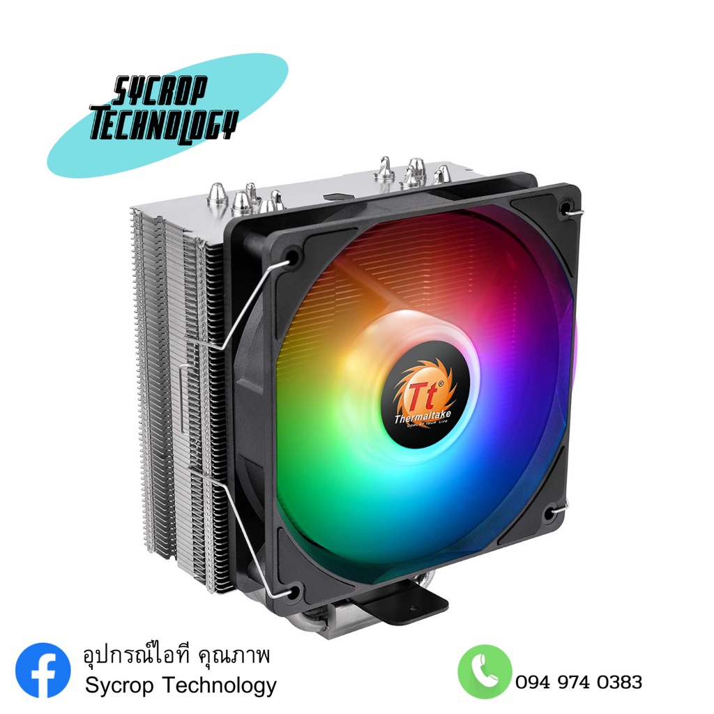 THERMALTAKE CPU FAN UX210 ARGB 5V MB SYNC/CPU AIR COOLER/PWM 600200RPM