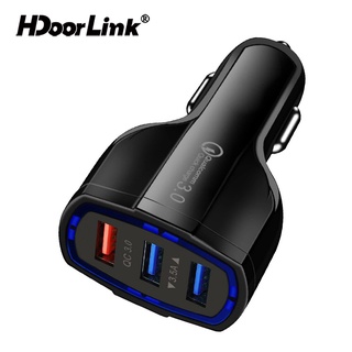 Hdoorlink Qc3.0 3.5A 3 พอร์ต Usb อะแดปเตอร์ชาร์จแบต 32.5W แบบด่วนสําหรับ Android Xiaomi Samsung