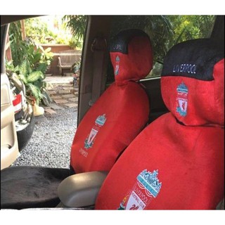 (ชุด4ชิ้น)หุ้มหัวเบาะ +หุ้มเบาะรถยนต์เต็มตัว/และตามรายละเอียดเพิ่ม#Liverpool