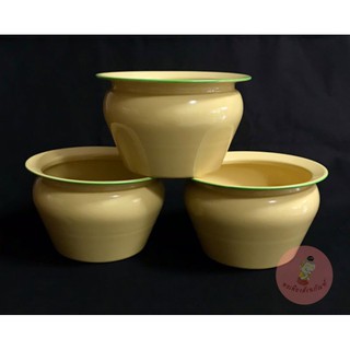 กระโถนพระ​ กระโถน​เคลือบ​ ขนาด​ 17​ ซม.​ สวยงาม แข็งแรง