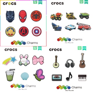 CROCS ชุดเครื่องรางรองเท้า jibbitz jibbitz คุณภาพสูง