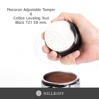 Hillkoff : Macaron Tamper Black T21 58 mm