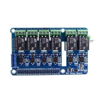 บอร์ดเสริม 6-Channel Raspberry Pi Relay