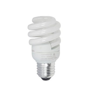 PHILIPS หลอดประหยัดไฟแบบเกลียว รุ่น TORNADO 12W WW กำลัง 12 วัตต์ Warm White