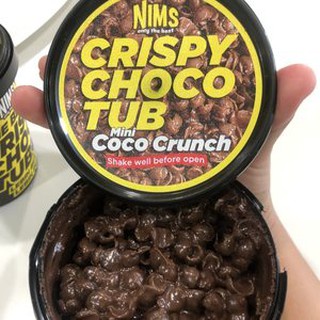 Nims Crispy choco tub mini coco crunch โกโก้ ครั๊น ผสมช็อคโกแลตเหลว ในปริมาณจุใจ อร่อย นำเข้าจากมาเล