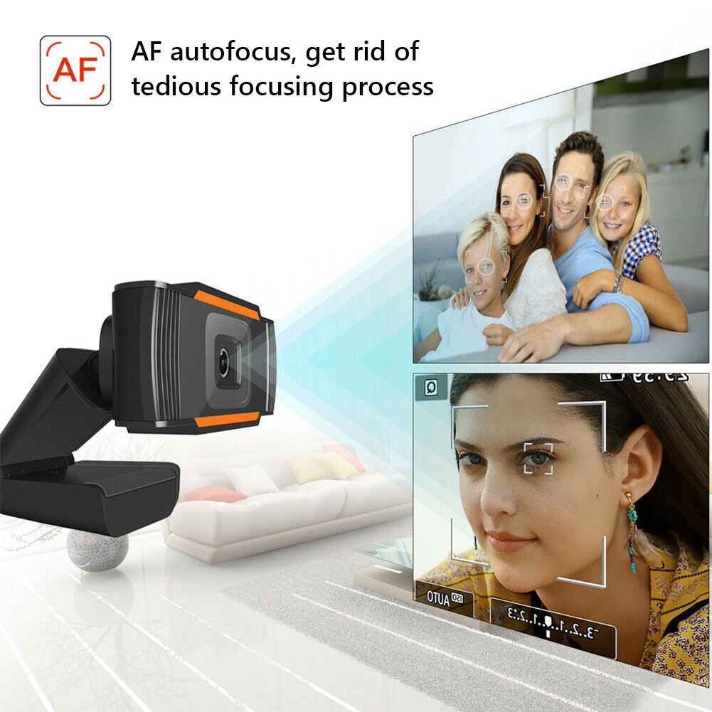 กล้องคอมพิวเตอร์ มีไมโครโฟนในตัว Webcam MIC FULL​ HD720P 1080p​ ราคา ถูกที่สุด ดีลบีเคเค แกลเลอรีภาพที่ 8