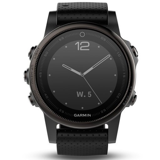 นาฬิกาวิ่ง Garmin Fenix 5s  Sapphire - สีดำ Black Edition