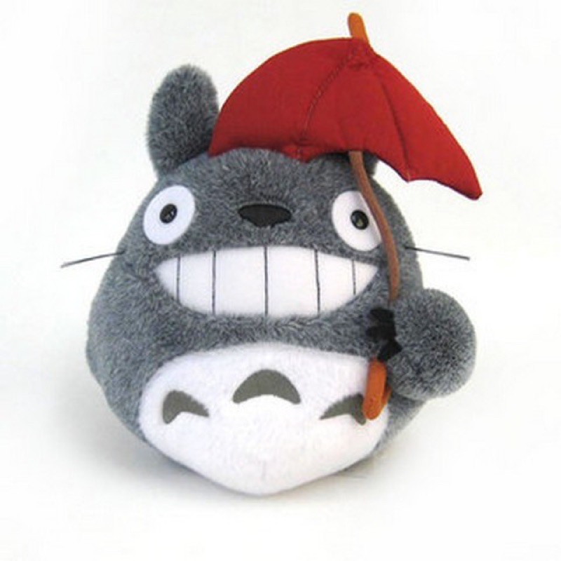 แท้ 100% จากญี่ปุ่น ตุ๊กตา โตโตโร่ My Neighbor Totoro Studio Ghibli Fluffy Large Totoro M Laughter Umbrella Retention