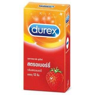 DUREX STRAWBERRY 12X12 ชิ้น 11911